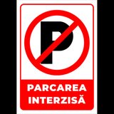 Indicator parcare interzisa